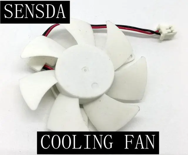 Alt view image 2 of 3 - Graphics Diameter 45mm PLD05010S12L 0.1A 2pin Vedio Card VGA Cooler Fan  nVIDIA Gece GT220 GTS210 210-TC512D3 Cooling FAN
