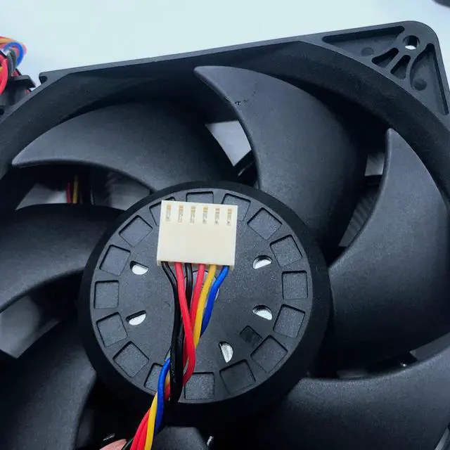 Alt view image 5 of 5 - Powerful  6Pin fan 140mm 14038 DC 12V 4A 5600RPM 280CFM  E9+ E10 bitcoin miner cooling fan replace PFM1412DE