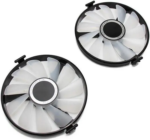 Alt view image 4 of 5 - 1 pair FDC10U12S9-C Cooler Fan Replace  XFX AMD Radeon RX 470 480 580 RX580 RX480 RX470 EDITION Crimson Graphics Card Cooling Fan