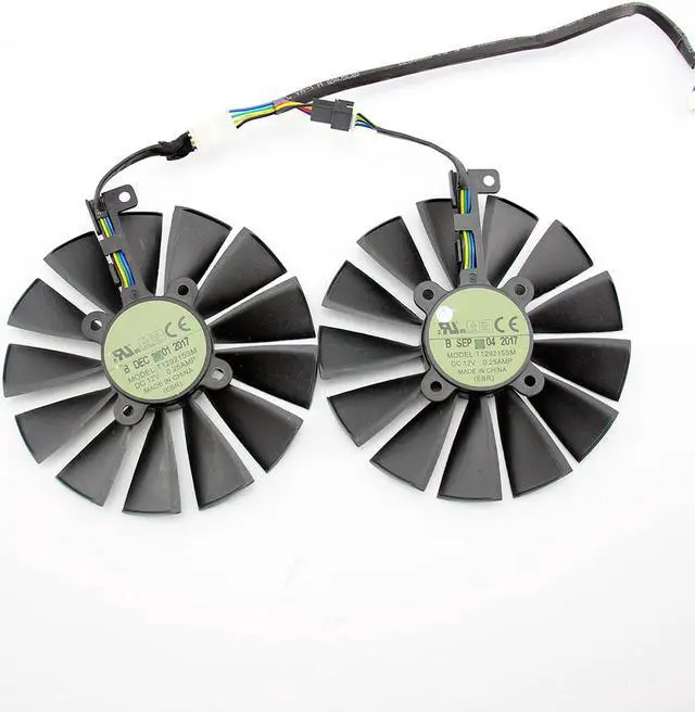 Alt view image 3 of 5 - 95MM T129215SM GPU Cooler Fan  ASUS ROG POSEIDON GTX1080TI STRIX Video Card Replacement Fan