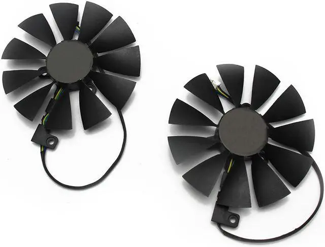Alt view image 2 of 6 - 87mm FDC10U12S9-C 4Pin RTX2080 GPU Card Cooler Fans  ASUS Gece RTX 2080 GAMING Card Fan