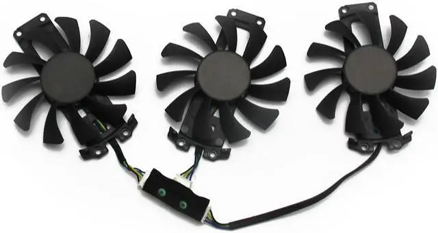 Alt view image 3 of 4 - 3PCS/Lot 75mm GA81S2U 4PIN GTX980 GTX970 VGA GPU Cooler fan Replace  ZOTAC Gece GTX 980-4GD5 GTX 970 AMP 4G Graphic Card