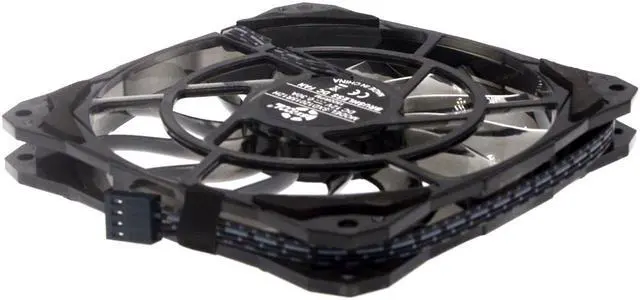 Alt view image 3 of 6 - 12015 Slim 15mm Thickness, Best for Small Case 120mm PWM Controlled Fan With De-vibration Rubber 12cm SXD12015R12H 120*15mm SXDOOL