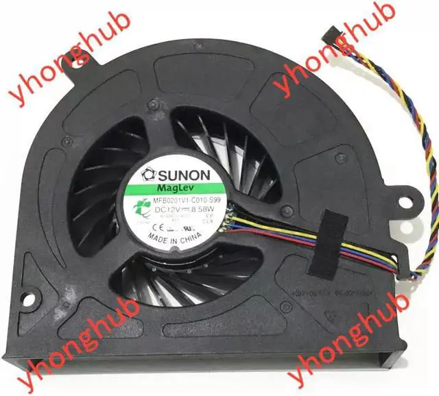 Main image of For Lenovo All In One Cooling Fan Sunon MFB0201V1-C010-S99 DC12V 8.58W 4 Wires CPU Cooler