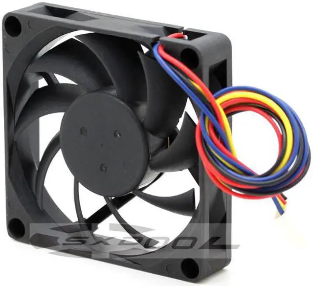 Alt view image 4 of 5 - NEW original AVC DE07015B12L 7CM 12V 0.3A 7015 AVC CPU ball fan main board 4pin port