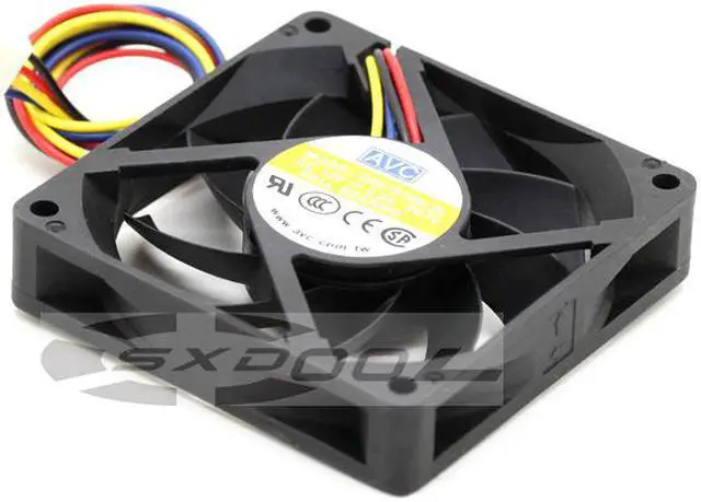 Alt view image 5 of 5 - NEW original AVC DE07015B12L 7CM 12V 0.3A 7015 AVC CPU ball fan main board 4pin port