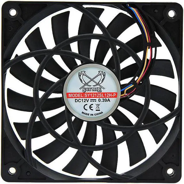 Alt view image 4 of 4 - Scythe Slip Stream 120 mm Slim Case Fan SY1212SL12H-P PWM 12CM 2000 PWM