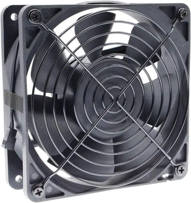 Alt view image 5 of 5 - SXDOOL SXD12038M1B Waterproof 120mm 12cm(120X120X38mm) Cooling Fan DC12V 3600RPM High Airflow ,for Home Bathroom Grow Room Ventilation Vent