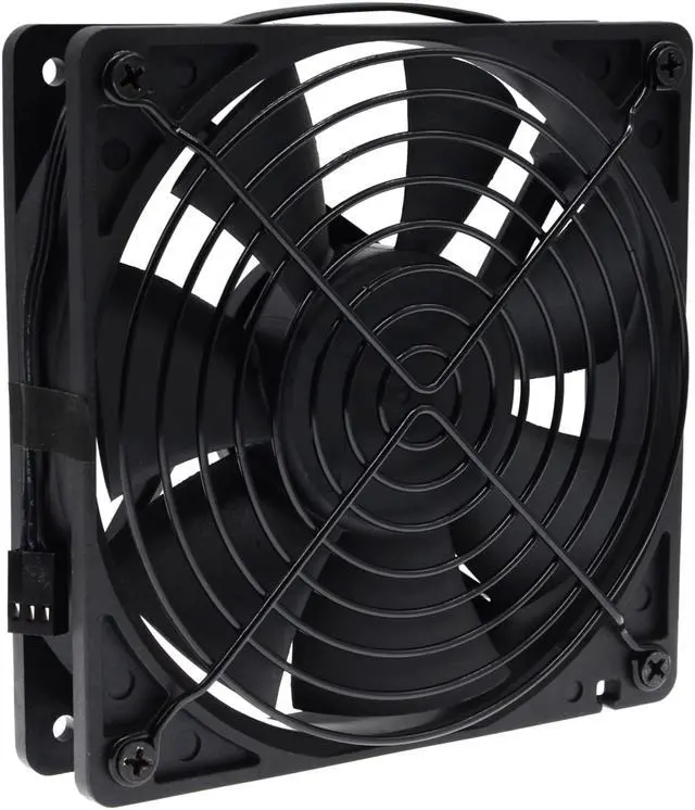 Alt view image 2 of 6 - 120mm 12cm Waterproof Dustproof IP68 Cooling Fan,120X120X25mm 3P 3-Pin Dual Ball Bearing 3050RPM,High Speed 106CFM Cooler SXDOOL SXD12025M1B