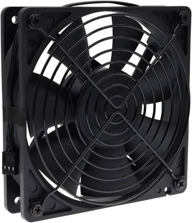 Alt view image 2 of 6 - SXDOOL SXD12025M1B 120mm 12cm Waterproof Dustproof IP68 Cooling Fan,120X120X25mm 3P 3-Pin Dual Ball Bearing 3050RPM,High Speed 106CFM Cooler