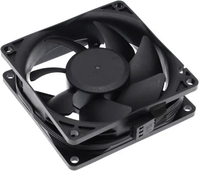 Alt view image 3 of 7 - SXDOOL SXD8025M12B IP68 80mm 8cm Waterproof Dustproof DC 12V Cooling Fan 80X80X25mm Dual Ball Bearing 3-Pin PC Computer Chassis PSU
