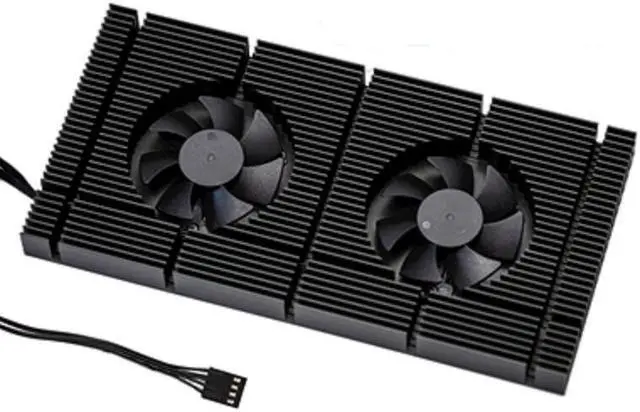 Alt view image 2 of 5 - SXDOOL graphics card backplane heat exchanger RTX3090 backplane cooling fan memory cooling 3080/3070 radiator