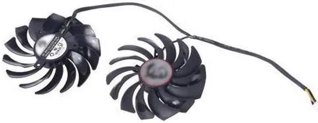 Alt view image 2 of 6 - 1 pair PLD10010S12HH FOR MSI Radeon RX480 580 GTX1080Ti 1070 Graphics Card Cooler Fan 12V