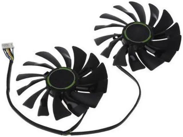 Alt view image 2 of 6 - 2pcs 95MM PLD10010S12HH 6Pin Graphics Video Card Cooler VGA Fan For MSI GTX970 GeForce GTX 970 GAMING Dual Fans Twin Cooling Fan