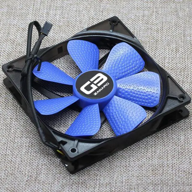 Alt view image 5 of 6 - GOIF FAN ZG3-140C 14 cm 12V 0.1A 14025 3-wire computer case cooling fan