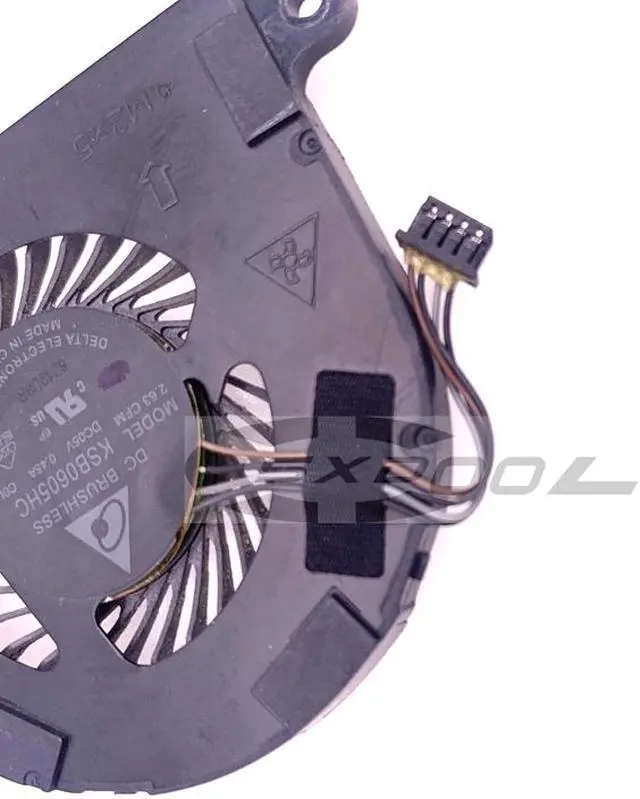 Alt view image 4 of 4 - New Original cpu fan for DELL E7280 7480 laptop cooling fan cooler 02T9GV 2T9GV KSB0605HC EG50040S1-C910-S9A DC5V 0.45A 4-Wire 4-pin