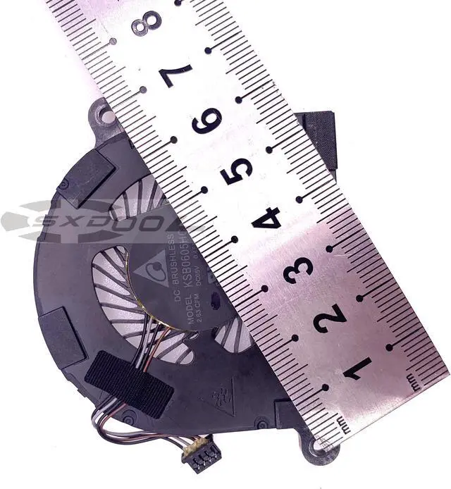 Alt view image 3 of 4 - New Original cpu fan for DELL E7280 7480 laptop cooling fan cooler 02T9GV 2T9GV KSB0605HC EG50040S1-C910-S9A DC5V 0.45A 4-Wire 4-pin
