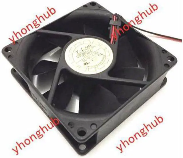 Main image of YALN FAN D80SH-12 DC 12V 0.30A 80x80x25mm 2-wire Server Square Fan