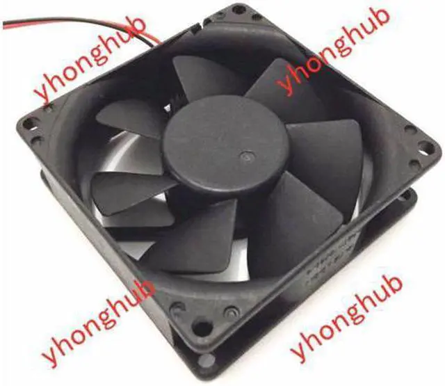 Alt view image 4 of 4 - YALN FAN D80SH-12 DC 12V 0.30A 80x80x25mm 2-wire Server Square Fan