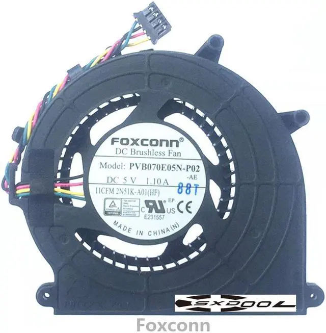 Alt view image 2 of 5 - Laptop cooling fan For Dell OptiPlex 3020 3040 3046m 3050 7040 9020 D10U KSB0705HB-A BAZC0715R5U PVB070E05N -P02 EF70150SX-C020-S9A 5V CPU Fan