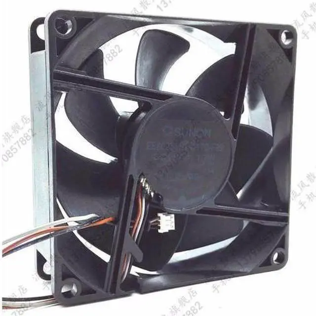 Main image of SUNON Cooling fan EE80251S1-D170-F99 DC 12V 1.7W 3-pin 3-pin connector 80mm 80x80x25mm Server Square fan