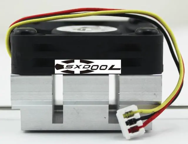 Alt view image 3 of 7 - Original Delta ASB0405HA-A 5V 0.16A Industrial PC North and South Bridge radiator FHSA4010S-1681 (fan & heat sink)