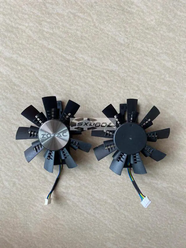 Alt view image 3 of 3 - For Zotac GTX1070/1070Ti/1080 graphics card cooling fan GA92S2U 12V 85mm  (1piece)
