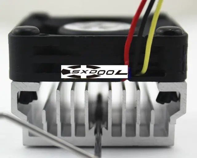 Alt view image 2 of 7 - Original Delta ASB0405HA-A 5V 0.16A Industrial PC North and South Bridge radiator FHSA4010S-1681 (fan & heat sink)