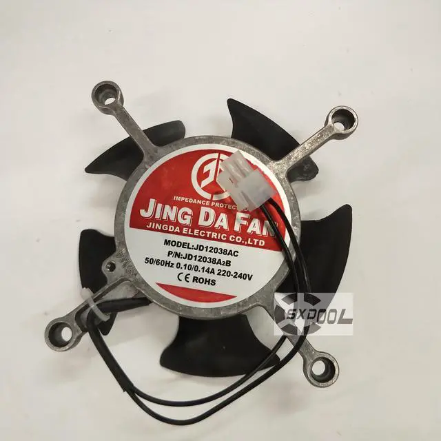 Main image of Servo motor ball bearing fan, cross cooling fan JING DA JD12038A2B 220V