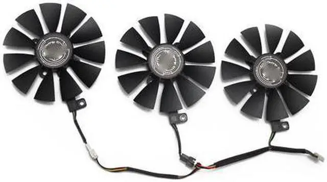 Alt view image 5 of 6 - New 87MM PLD09210S12M PLD09210S12HH Cooling Fan Replace For ASUS Strix GTX 1060 OC 1070 1080 GTX 1080Ti RX 480 Graphics Card Fan (Triple)