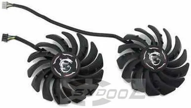 Alt view image 3 of 5 - 87MM PLD09210S12HH DC12V 0.40A 4PIN For RTX2060 graphics fan MSI Geforce RTX 2060 Super GAMING X Graphics Card Fan