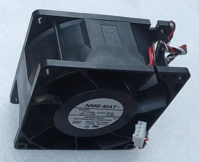 Alt view image 6 of 7 - NMB 3115RL-04W-B96 DC12V 3A 80*80*38MM 8CM High speed PWM control cooling fan