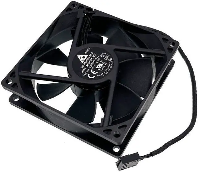 Alt view image 3 of 4 - Pwm Computer Cpu Cooling fan AFB0912VH = AUB0912VH VM20H-A01 9cm 90mm 90*90*25MM 9225 DC 12V 0.60A 4-pin