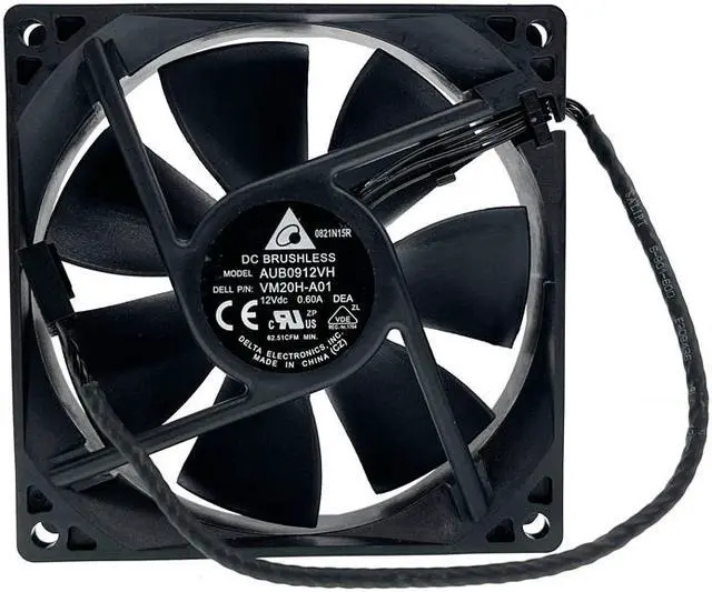Alt view image 4 of 4 - Pwm Computer Cpu Cooling fan AFB0912VH = AUB0912VH VM20H-A01 9cm 90mm 90*90*25MM 9225 DC 12V 0.60A 4-pin