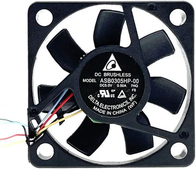 Alt view image 4 of 4 - ASB0305HP-00 7HQ 3007 DC 5V 0.50A Cooling Fan,30X30X7mm For Delta Electronics 4Pin Speed Regulation Miniature Small Cooler
