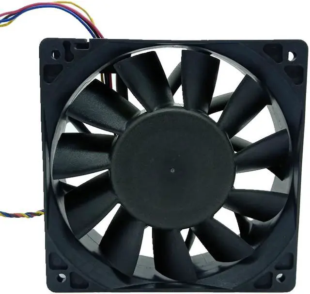 Alt view image 2 of 4 - D12BM-12D For YLFan 12038 12V 4-Pin PQM Temperature Control Cooling Fan 12cm Max Airflow Rate Fan 2.3A