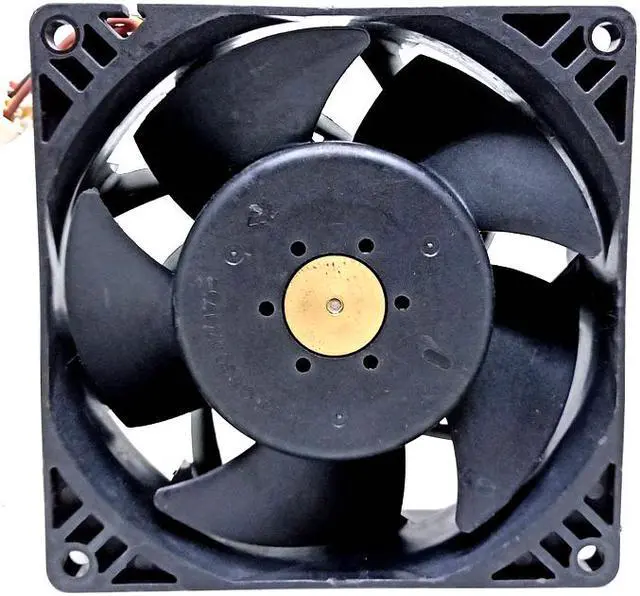 Alt view image 3 of 4 - AVC DBP0938B8U 9038 DC 48V Violent High Speed Large Air Volume Dual Ball Fan 9cm 4-wire PWM Temperature Control Inverter Fan