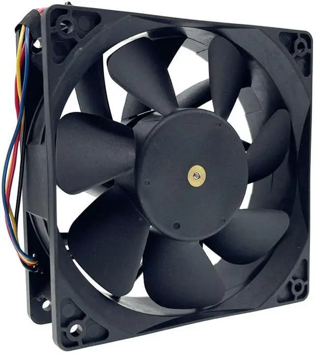 Alt view image 4 of 4 - High Speed 120mm Cooling Fan 12cm,DF1203812B2FN DC 12V 4.50A 120X120X38mm Miner Cooler
