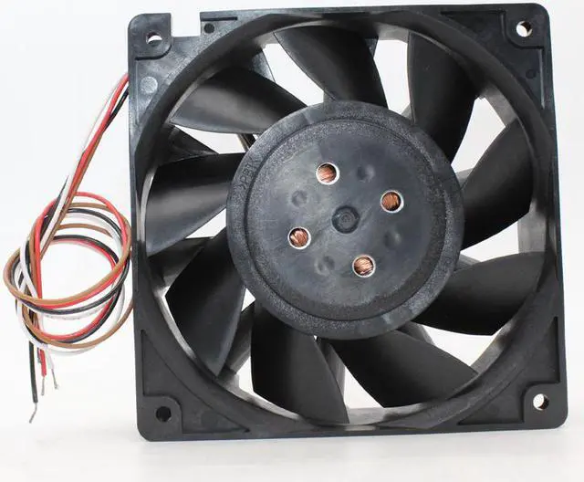 Alt view image 4 of 5 - Original NMB-MAT 4715RL-07W-B86 120mm 12cmx12cmx3.8cm DC48V 1.20A cooling fan 4-wire PWM high-volume cooling fan