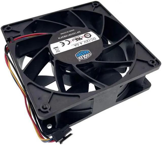 Alt view image 3 of 4 - High Speed 120mm Cooling Fan 12cm,DF1203812B2FN DC 12V 4.50A 120X120X38mm Miner Cooler