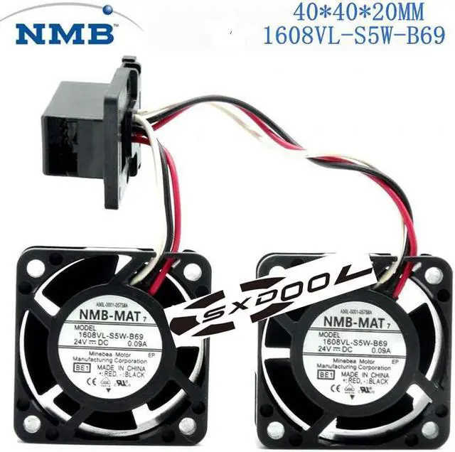 Main image of FANUC servo fan drive cooling fan A90L-0001-0575#A 1608VL-S5W-B69 daul fan  A90L-0001-0575#B 9WF0424H6504 9WF0424H6503 DC24V