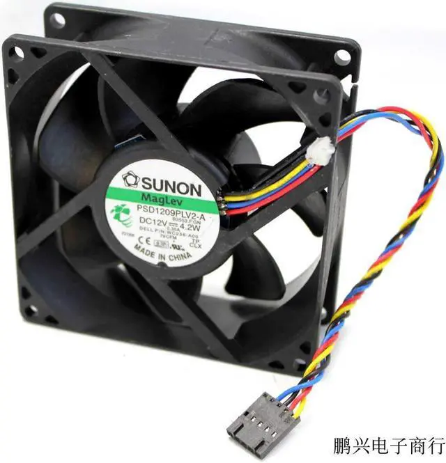 Main image of For DELL 7010 9010 7020 9020 T1600 T1650 T1700 MT case fan WC236 SUNON PSD1209PLV2-A DC 12V 4.2W 4-wire