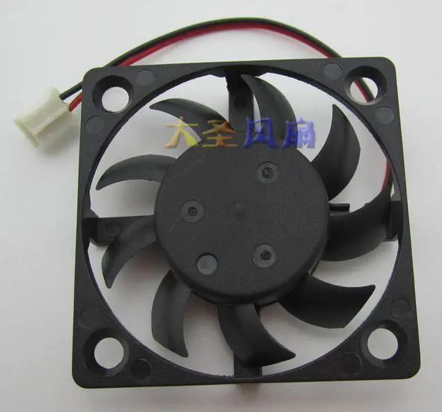Alt view image 2 of 3 - EVERFLOW S124010DM graphics card fan 12V 0.08A / 0.15A  2-wire 2-pin