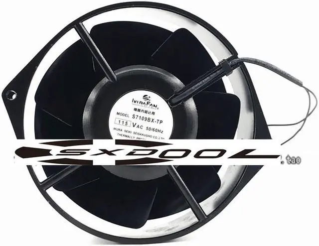 Main image of IKURA FAN S7109BX-TP 172mm  17cm all-metal high temperature resistant fan AC 115V cooling fan