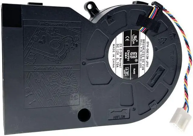 Main image of EFH-08E12W-JP01 TKR4X-A00 New Original Fan Radiator Cooler for Dell Optiplex 3050 5050 CPU Cooling Fan 0TKR4X 7D86K 07D86K