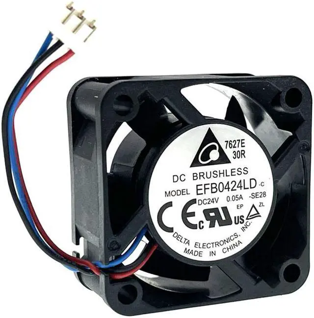 Main image of delta EFB0424LD DC 24V 0.05A Server Square Fan 3-wire 40x40x20mm 40mm cooling fans