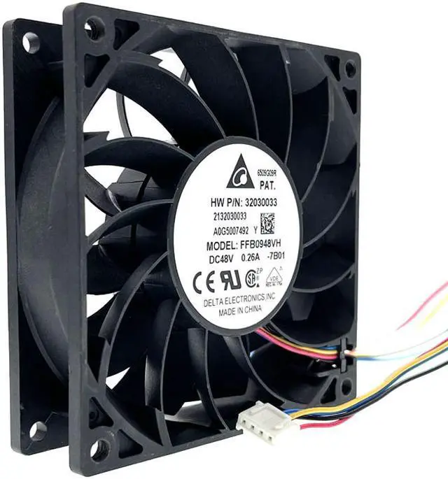 Main image of FFB0948VH HW P/N 32030033 DC 48V Fan ,for Delta Electronics 9225 92mm Server Inverter Cooling Fan Dual Ball Bearing 3600RPM