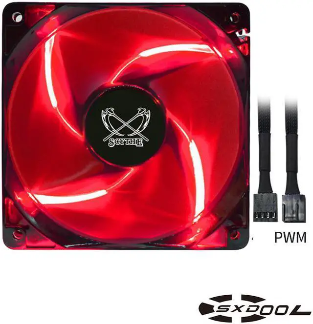 Main image of SC1225LED12M Scythe STB120 Red LED CPU fan 120mm PWM chassis fan