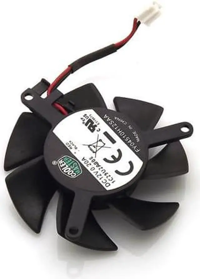 Alt view image 7 of 7 - FY04510H12SAA 45mm 39*39*39mm 12V 0.2A 2Wire 2Pin For MSI R6450 6570 6670 V5 Graphics Card Cooler Cooling Fan