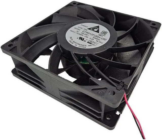 Alt view image 3 of 4 - IP54 High Speed AC Computer Cooling Fan 120mm 12cm New Delta GTW012FU804-U00 AC 100-230V 11W 12038 120X120X38mm 4200RPM 145CFM